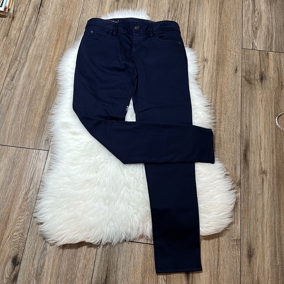 Lilly Pulitzer Blue Worth Skinny Pants Size 4 - Picture 2 of 10